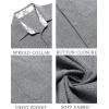 imageCOOFANDY Mens Linen Short Sleeve Button Down Shirts Casual Summer Beach Vacation ShirtsGranite Gray