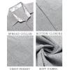 imageCOOFANDY Mens Linen Short Sleeve Button Down Shirts Casual Summer Beach Vacation ShirtsHarbor Mist