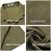 imageCOOFANDY Mens Casual Button Down Shirts Short Sleeve Beach Summer Shirt Vacation Wedding Shirts with PocketOlive Green