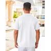 imageCOOFANDY Mens Knit Shirts Short Sleeve Button Down Polo Shirt Vintage Casual Summer Beach ShirtsWhite