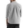 imageCOOFANDY Mens Corduroy Shirt Casual Long Sleeve Button Down Lightweight Jacket Fall Textured ShacketLight Grey