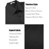 imageCOOFANDY Mens Linen Shirts Short Sleeve Casual Shirts Summer Beach Button Down Shirts with PocketBlack