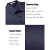 imageCOOFANDY Mens Linen Shirts Short Sleeve Casual Shirts Summer Beach Button Down Shirts with PocketBlue Violet