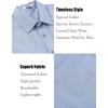 imageCOOFANDY Mens Linen Shirts Short Sleeve Casual Shirts Summer Beach Button Down Shirts with PocketClear Blue