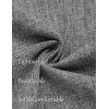 imageCOOFANDY Mens Linen Shirts Short Sleeve Casual Shirts Summer Beach Button Down Shirts with PocketDark Grey