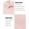 imageCOOFANDY Mens Linen Shirts Short Sleeve Casual Shirts Summer Beach Button Down Shirts with PocketLight Pink
