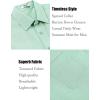 imageCOOFANDY Mens Linen Shirts Short Sleeve Casual Shirts Summer Beach Button Down Shirts with PocketMint Green