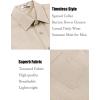 imageCOOFANDY Mens Linen Shirts Short Sleeve Casual Shirts Summer Beach Button Down Shirts with PocketNude