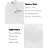 imageCOOFANDY Mens Linen Shirts Short Sleeve Casual Shirts Summer Beach Button Down Shirts with PocketWhite