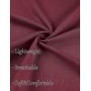 imageCOOFANDY Mens Linen Shirts Short Sleeve Casual Shirts Summer Beach Button Down Shirts with PocketWine Red