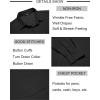 imageCOOFANDY Mens Long Sleeve Button Down Shirts Wrinkle Free Untucked Shirts Casual Dress Shirt for MenBlack
