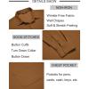 imageCOOFANDY Mens Long Sleeve Button Down Shirts Wrinkle Free Untucked Shirts Casual Dress Shirt for MenBrown
