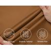 imageCOOFANDY Mens Long Sleeve Button Down Shirts Wrinkle Free Untucked Shirts Casual Dress Shirt for MenBrown