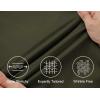 imageCOOFANDY Mens Long Sleeve Button Down Shirts Wrinkle Free Untucked Shirts Casual Dress Shirt for MenOlive Green