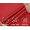 imageCOOFANDY Mens Long Sleeve Button Down Shirts Wrinkle Free Untucked Shirts Casual Dress Shirt for MenRed