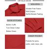 imageCOOFANDY Mens Long Sleeve Button Down Shirts Wrinkle Free Untucked Shirts Casual Dress Shirt for MenRed