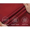 imageCOOFANDY Mens Long Sleeve Button Down Shirts Wrinkle Free Untucked Shirts Casual Dress Shirt for MenWine Red