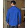 imageCOOFANDY Mens Long Sleeve Casual Button Down Shirt Wrinkle Free Untucked Dress ShirtsBlue