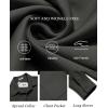 imageCOOFANDY Mens Long Sleeve Casual Button Down Shirt Wrinkle Free Untucked Dress ShirtsDark Grey