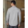 imageCOOFANDY Mens Long Sleeve Casual Button Down Shirt Wrinkle Free Untucked Dress ShirtsGrey