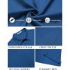 imageCOOFANDY Mens Short Sleeve Casual Button Down Shirts Textured Summer Beach Shirt with PocketDenim Blue