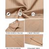 imageCOOFANDY Mens Short Sleeve Casual Button Down Shirts Textured Summer Beach Shirt with PocketKhaki