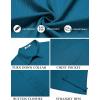 imageCOOFANDY Mens Short Sleeve Casual Button Down Shirts Textured Summer Beach Shirt with PocketLake Blue
