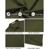 imageCOOFANDY Mens Short Sleeve Casual Button Down Shirts Textured Summer Beach Shirt with PocketOlive Green