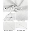 imageCOOFANDY Mens Short Sleeve Casual Button Down Shirts Textured Summer Beach Shirt with PocketWhite