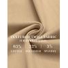 imageCOOFANDY Mens Casual Pants Elastic Waist Drawstring Chino Pants Cotton Twill Trousers with PocketsBeige