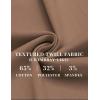 imageCOOFANDY Mens Casual Pants Elastic Waist Drawstring Chino Pants Cotton Twill Trousers with PocketsBrown
