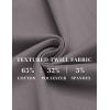 imageCOOFANDY Mens Casual Pants Elastic Waist Drawstring Chino Pants Cotton Twill Trousers with PocketsDark Grey