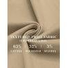 imageCOOFANDY Mens Casual Pants Elastic Waist Drawstring Chino Pants Cotton Twill Trousers with PocketsKhaki