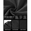 imageCOOFANDY Mens Cotton Linen Shirt Casual Button Down Short Sleeve Shirts Summer Cuban Vacation Beach Shirts with PocketBlack
