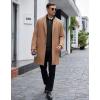 imageCOOFANDY Mens Quarter Zip Sweaters Slim Fit Lightweight Knitted Mock Neck Pullover Casual Polo SweatersAll Black