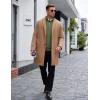 imageCOOFANDY Mens Quarter Zip Sweaters Slim Fit Lightweight Knitted Mock Neck Pullover Casual Polo SweatersArmy Green