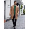 imageCOOFANDY Mens Quarter Zip Sweaters Slim Fit Lightweight Knitted Mock Neck Pullover Casual Polo SweatersDark Green