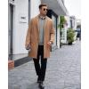 imageCOOFANDY Mens Quarter Zip Sweaters Slim Fit Lightweight Knitted Mock Neck Pullover Casual Polo SweatersGrey