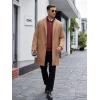 imageCOOFANDY Mens Quarter Zip Sweaters Slim Fit Lightweight Knitted Mock Neck Pullover Casual Polo SweatersWine Red