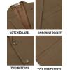 imageCOOFANDY Mens Casual Blazer Slim Fit Sport Coats Two Button Knit Textured Suit JacketBrown
