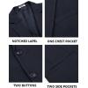 imageCOOFANDY Mens Casual Blazer Slim Fit Sport Coats Two Button Knit Textured Suit JacketDark Blue