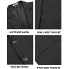 imageCOOFANDY Mens Casual Blazer Slim Fit Sport Coats Two Button Knit Textured Suit JacketDark Grey