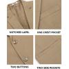 imageCOOFANDY Mens Casual Blazer Slim Fit Sport Coats Two Button Knit Textured Suit JacketKhaki