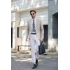 imageCOOFANDY Mens Casual Blazer Slim Fit Sport Coats Two Button Knit Textured Suit JacketLight Grey