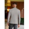 imageCOOFANDY Mens Casual Blazer Slim Fit Sport Coats Two Button Knit Textured Suit JacketLight Grey