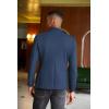 imageCOOFANDY Mens Casual Blazer Slim Fit Sport Coats Two Button Knit Textured Suit JacketNavy Blue