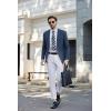 imageCOOFANDY Mens Casual Blazer Slim Fit Sport Coats Two Button Knit Textured Suit JacketNavy Blue