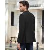 imageCOOFANDY Mens Causal Blazer Two Button Suit Jackets Lightweight Slim Fit Sports CoatsBlack
