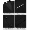 imageCOOFANDY Mens Causal Blazer Two Button Suit Jackets Lightweight Slim Fit Sports CoatsBlack