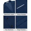 imageCOOFANDY Mens Causal Blazer Two Button Suit Jackets Lightweight Slim Fit Sports CoatsDark Blue